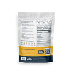 Directions, nutrition facts, and about Egg White Protein Isolate on back of bag