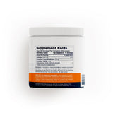 Directions and supplement facts on back of Blonyx HMB+ Creatine container