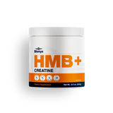 Front of Blonyx HMB+ Creatine container