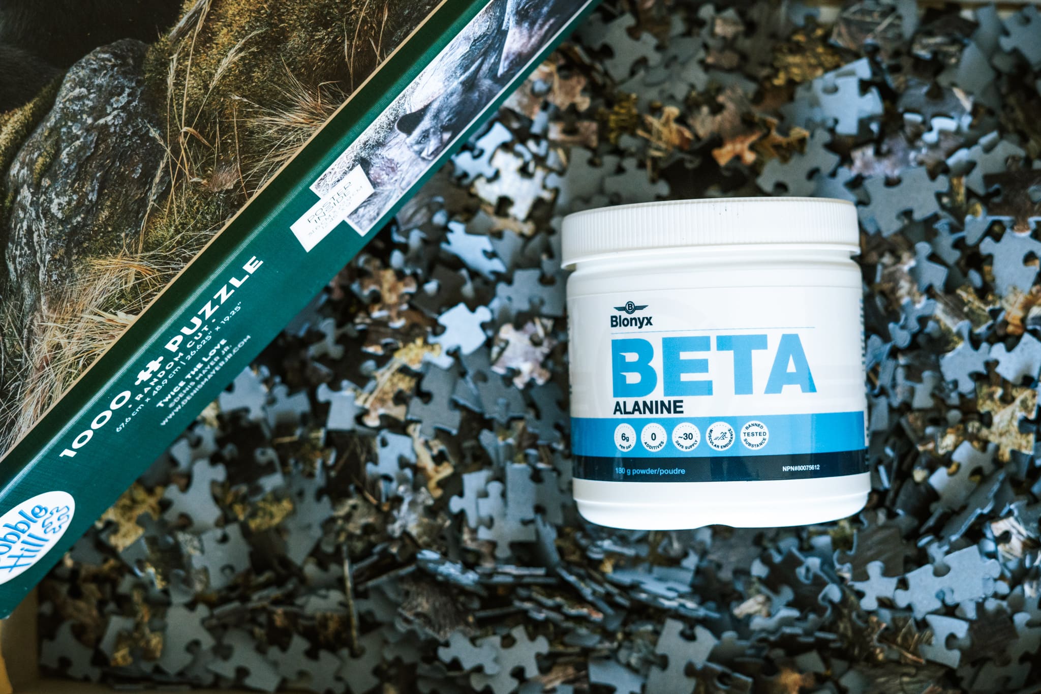 Blonyx Beta Alanine and Puzzle Pieces
