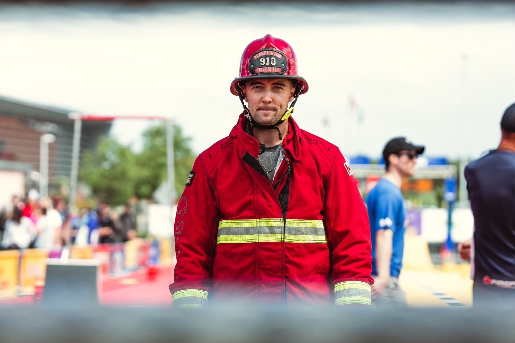 Matt Webster in Firefighting Gear