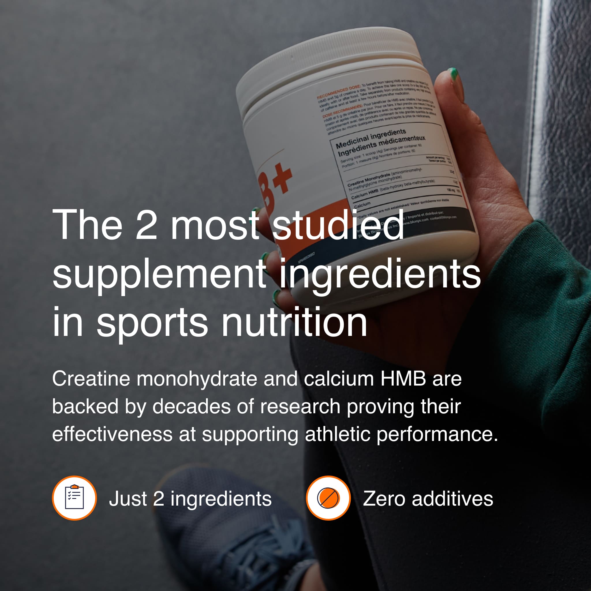 Blonyx HMB+ Creatine Supplement | Creatine with HMB for