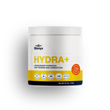 Blonyx Hydra+ supplement container on a transparent background