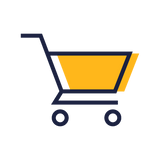 An icon representing a shopping cart.