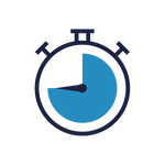 An icon representing a stopwatch.